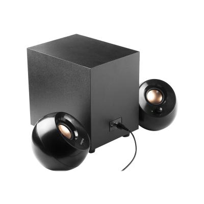 רמקולים CREATIVE pebble+ 2.1 black - 51MF0480AA000 – תמונה 4