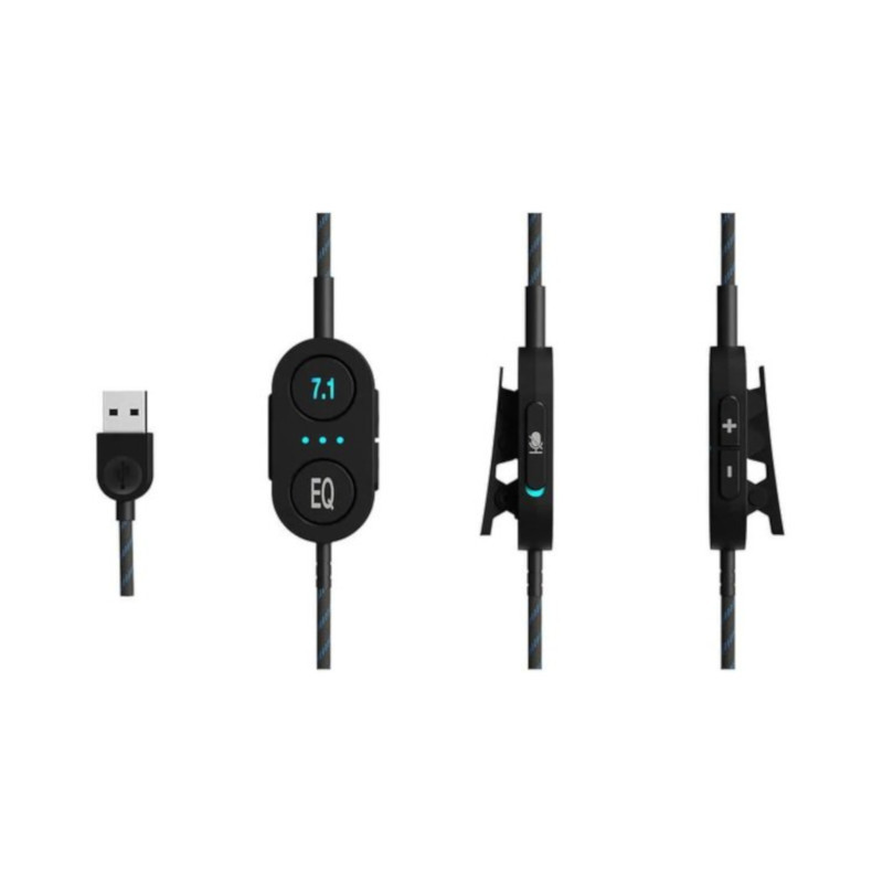 אוזניות גיימינג Lenovo Legion H500 Pro 7.1 Surround Sound Gaming Headset – תמונה 5