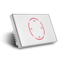 מתג דוד חכם + טיימר זכוכית לבנה או שחורה – תמונה 3