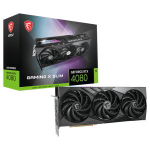 כרטיס מסך MSI GeForce RTX 4080 GAMING X SLIM 16GB