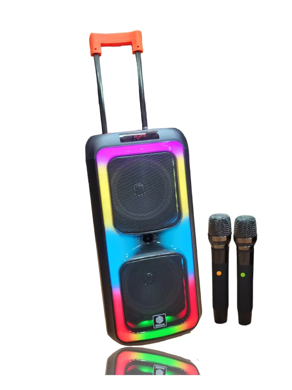 בידורית עם מיקרופונים WEWE Trolley Bass Speaker