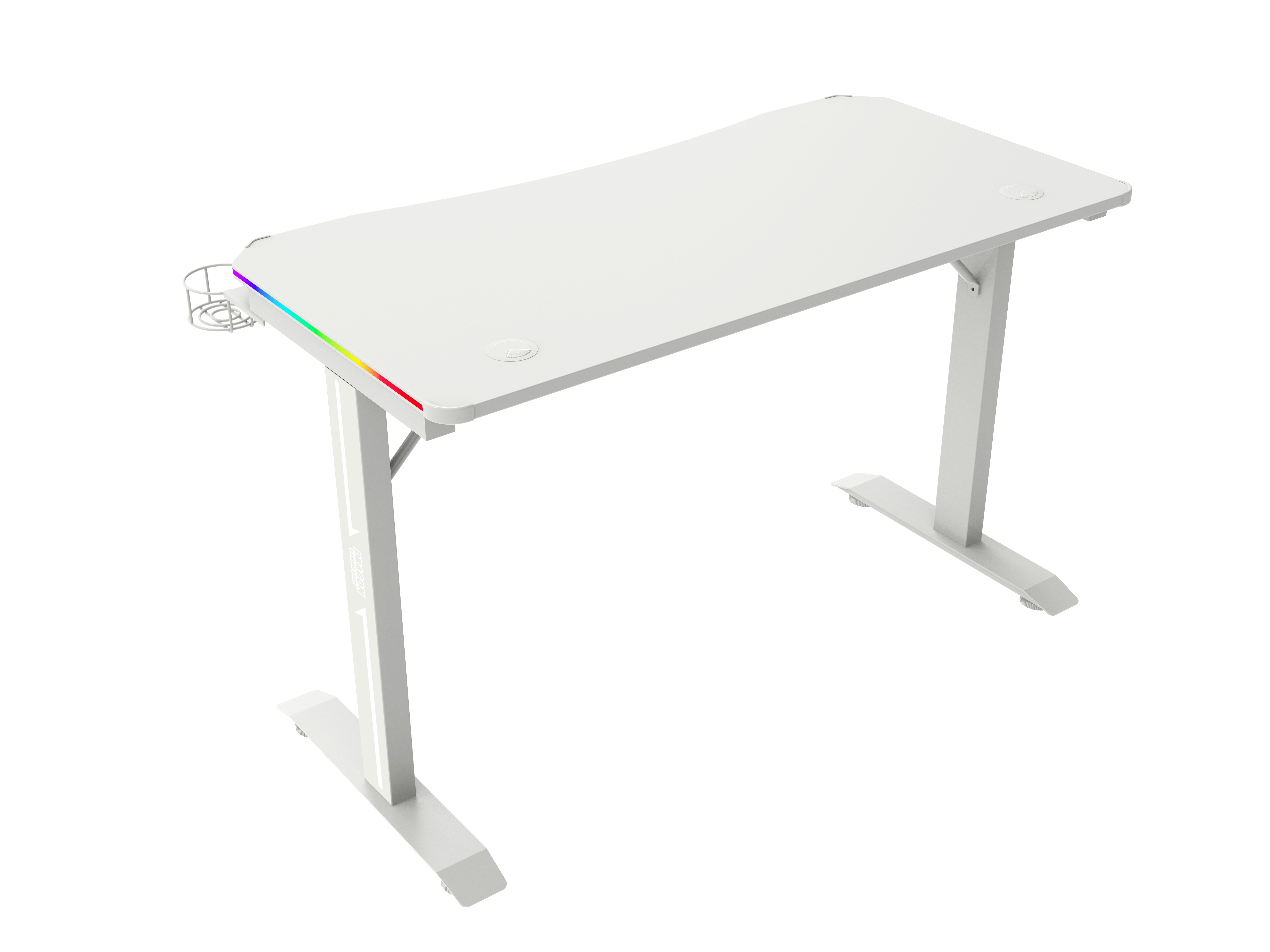 שולחן גיימינג Dragon T5 RGB white