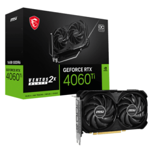 כרטיס מסך MSI RTX 4060Ti VENTUS 2X BLACK 16G