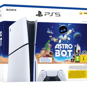 מארז מיוחד- PS5 SLIM Bluray+ שובר למשחק ASTRO BOT