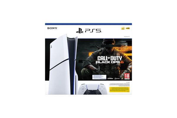 ⁦קונסולה+שובר משחק PS 5 Bluray+CALL OF DUTY: BLACK OPS 6⁩ – תמונה ⁦2⁩