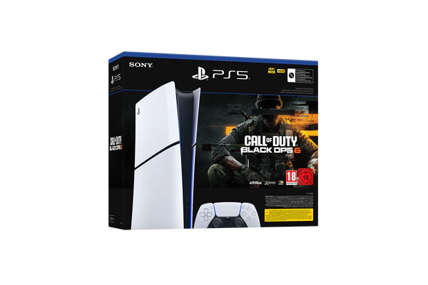 קונסולה+שובר משחק PS 5 Digital+CALL OF DUTY: BLACK OPS 6
