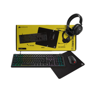 מארז גיימינג CORSAIR 4 In 1 Gaming Bundle