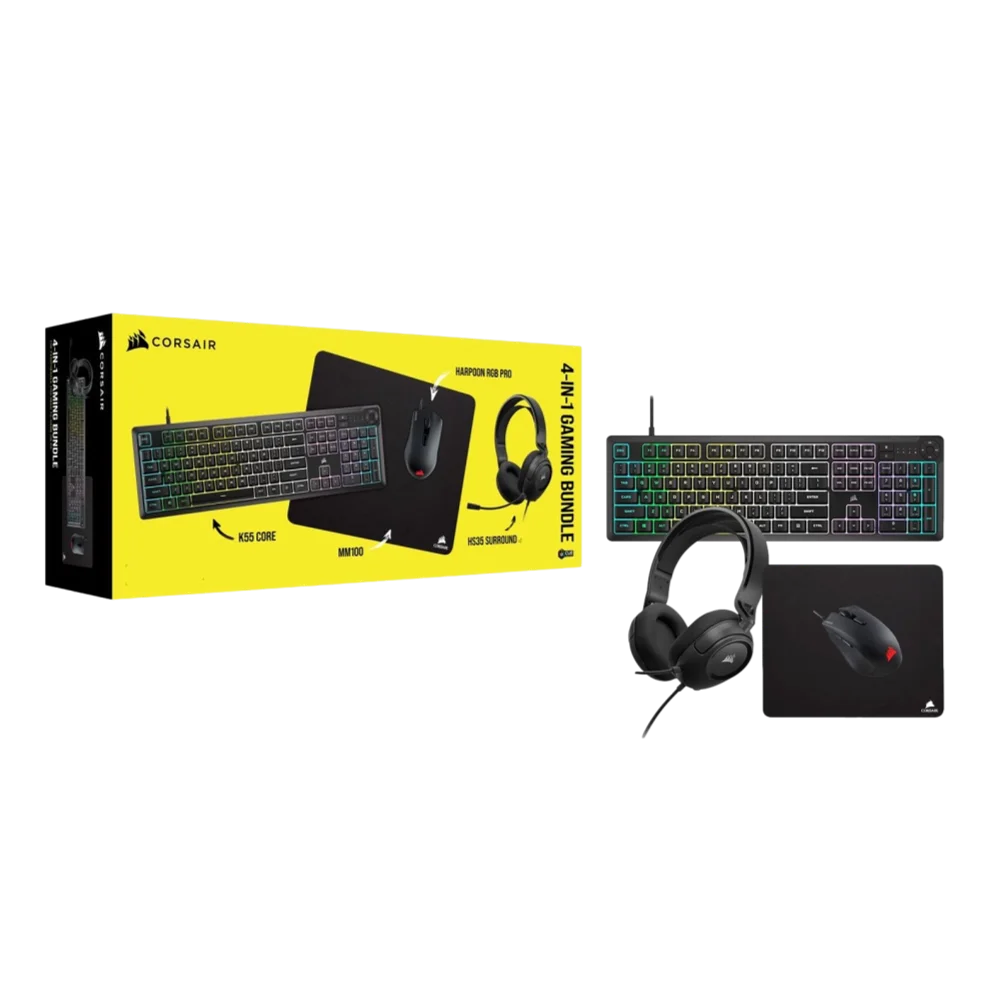 מארז גיימינג CORSAIR 4 In 1 Gaming Bundle – תמונה 2