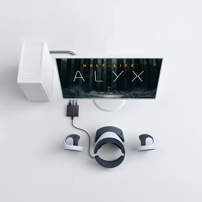 מתאם לחיבור משקפי מציאות מדומה למחשב אישי PS VR2 – תמונה 2