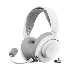 אוזניות גיימינג אלחוטיות לבן STEELSERIES Arctis Nova 3 Wireless