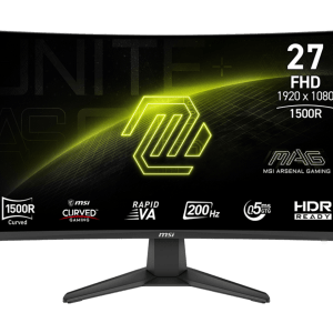 מסך מחשב גיימינג קעור 27 אינץ MAG 276CF E20 MSI