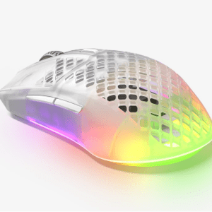 עכבר גיימינג אלחוטי SteelSeries Aerox 3 Wireless Ghost Edition